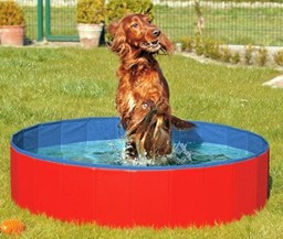 Bild von Karlie DOGGY POOL der Swimmingpool für Hunde - Rot-Blau - 160 cm