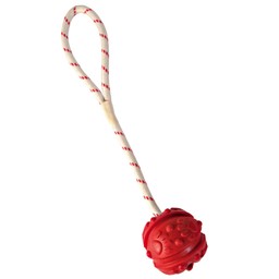 Picture of Trixie Naturgummiball am Band, schwimmend - 7 cm